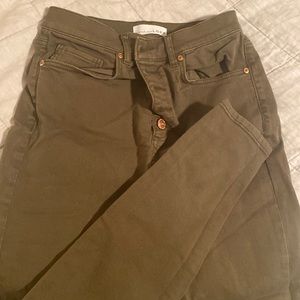 LOFT High Waist Green Skinny Jeans ⭐️MUST GO⭐️